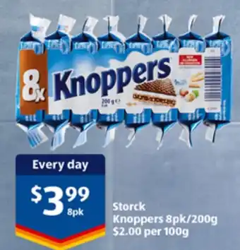 ALDI Storck Knoppers 8pk/200g offer