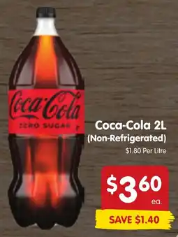 Spar Coca-Cola 2L (Non-Refrigerated) offer