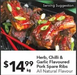 Ritchies Herb, Chilli & Garlic Flavoured Pork Spare Ribs offer