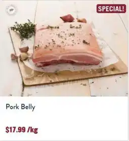 Tasman Butchers Pork Belly offer