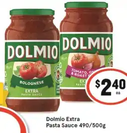 IGA Dolmio Extra Pasta Sauce 490/500g offer