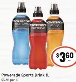 IGA Powerade Sports Drink 1L offer