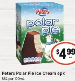 IGA Peters Polar Pie Ice Cream 6pk offer