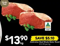 Drakes Australian Beef Blade Bolar Roast offer