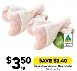 Drakes Australian Chicken Drumsticks offer