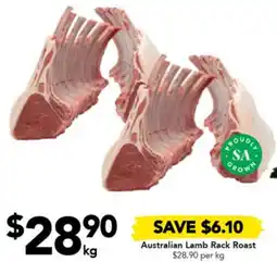 Drakes Australian Lamb Rack Roast offer