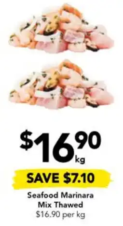 Drakes Seafood Marinara Mix Thawed offer