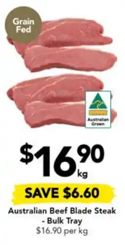 Drakes Australian Beef Blade Steak offer
