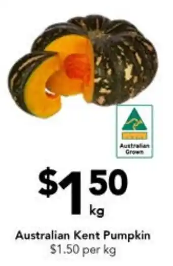 Drakes Australian Kent Pumpkin offer