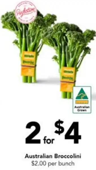 Drakes Australian Broccolini offer