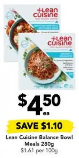 Drakes Lean Cuisine Balance Bowl Meals 280g offer