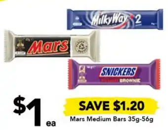 Drakes Mars Medium Bars 35g-56g offer