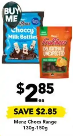 Drakes Menz Chocs Range 130g-150g offer