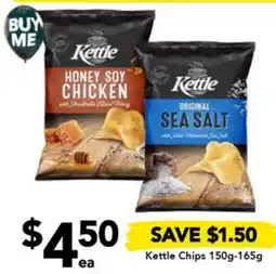 Drakes Kettle Chips 150g-165g offer