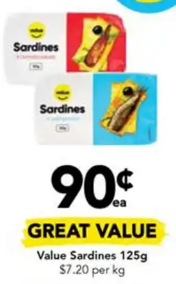 Drakes Value Sardines 125g offer