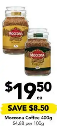 Drakes Moccona Coffee 400g offer