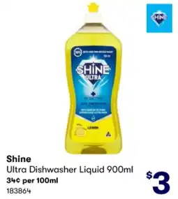 BIG W Shine Ultra Dishwasher Liquid 900ml offer