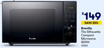 BIG W Breville The Silhouette Compact Microwave 800W offer