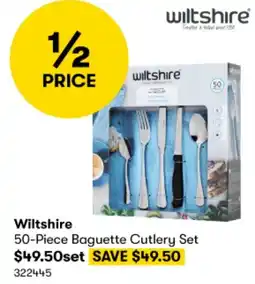 BIG W Wiltshire 50-Piece Baguette Cutlery Set offer