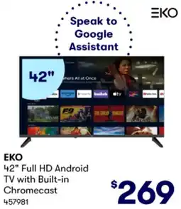 BIG W EKO 42" Full HD Android TV with Built-in Chromecast offer