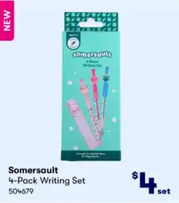 BIG W Somersault 4-Pack Writing Set offer