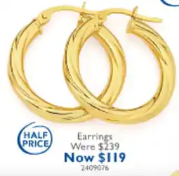 Prouds Earrings offer