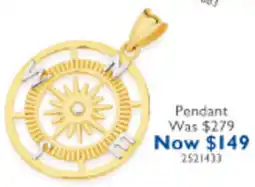 Prouds Pendant offer