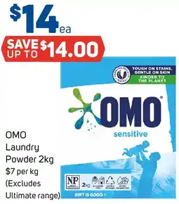 Foodland OMO Laundry Powder 2kg offer