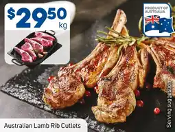 Foodland Australian Lamb Rib Cutlets per kg offer