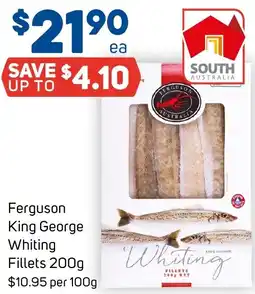 Foodland Ferguson King George Whiting Fillets 200g offer