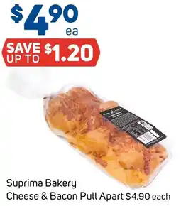 Suprima Bakery Cheese & Bacon Pull Apart