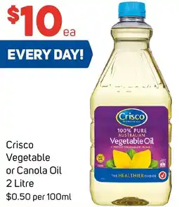 Foodland Crisco Vegetable or Canola Oil 2 Litre offer