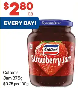 Foodland Cottee's Jam 375g offer