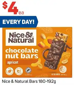 Foodland Nice & Natural Bars 180-192g offer