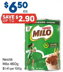 Foodland Nestlé Milo 460g offer