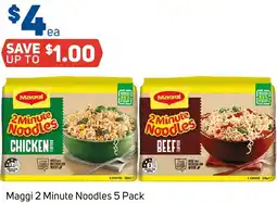 Foodland Maggi 2 Minute Noodles 5 Pack offer