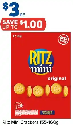 Foodland Ritz Mini Crackers 155-160g offer
