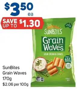 Foodland SunBites Grain Waves 170g offer