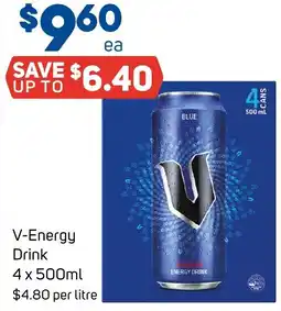 V-Energy Drink 4 x 500ml