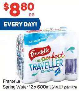 Foodland Frantelle Spring Water 12 x 600ml offer