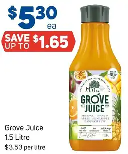 Foodland Grove Juice 1.5 Litre offer
