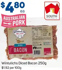 Foodland Wintulichs Diced Bacon 250g offer