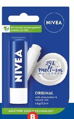Foodland Nivea Lip Care 4.8g offer