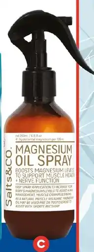 Foodland Salts & Co Magnesium Oil Spray 200ml offer