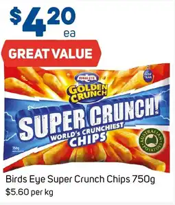 Foodland Birds Eye Super Crunch Chips 750g offer