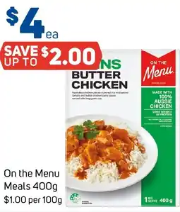 Foodland On the Menu Meals 400g offer