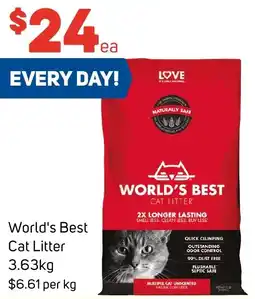 Foodland World's Best Cat Litter 3.63kg offer