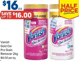 Foodland Vanish Gold Oxi Pro Stain Remover 2kg offer