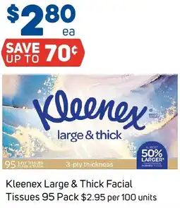 Foodland Kleenex Large & Thick Facial Tissues 95 Pack offer