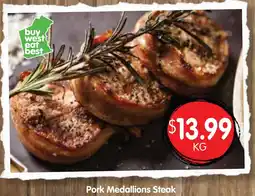Spudshed Pork Medallions Steak offer